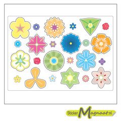 Bloemstickers
