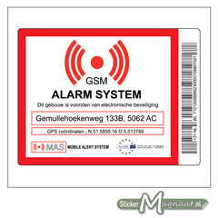 Bedrijfs Beveiligingsstickers