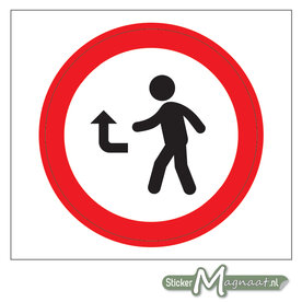 Linksom Lopen Sticker