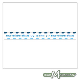 Afstand Houden Vloersticker