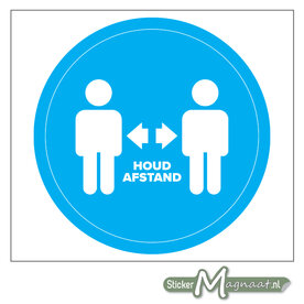 Houd 1,5 Meter Afstand Vloerstickers