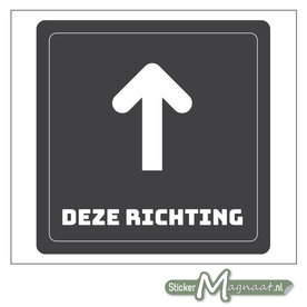 Deze Richting Sticker