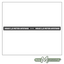 Vloerstickers 1,5 Meter Afstand