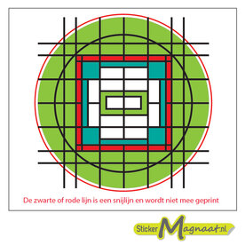 Glas in Lood Stickers - Groen