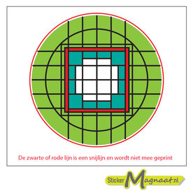 Glas in Lood Stickers - Groen
