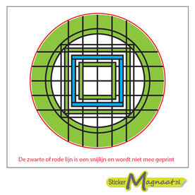 Glas in Lood Stickers - Groen