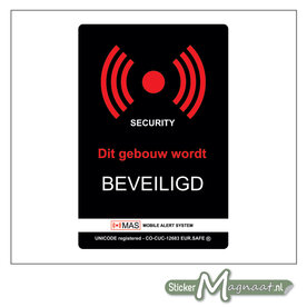 Beveiligingsstickers - Zwart - 6 Stuks