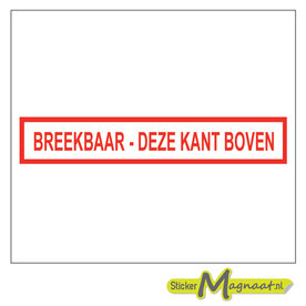 breekbaar stickers
