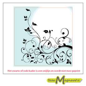 Tegelsticker blauw