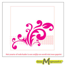 Tegelstickers roze