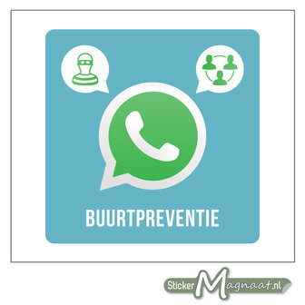 WhatsApp beveiliging buurtpreventie attentie