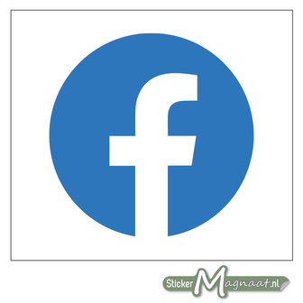 Facebook Logo Sticker - Rond