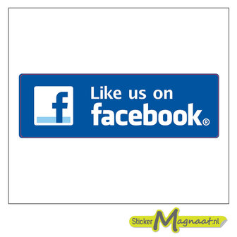 Like us on Facebook - Sticker