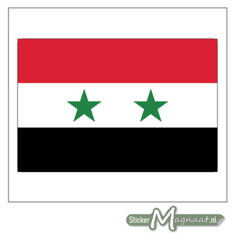 Vlag Syri&euml; Sticker