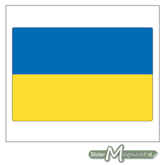 Vlag Oekraine Sticker