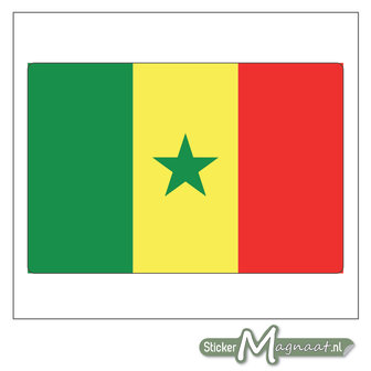 Vlag Senegal Sticker