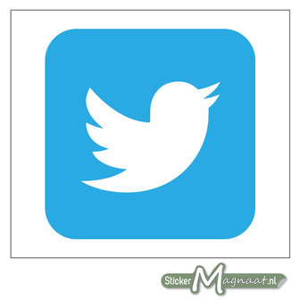 Twitter Logo Sticker