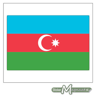 Vlag Azerbeidzjan Sticker