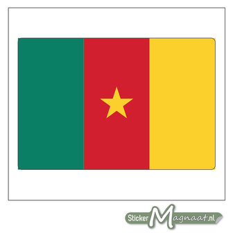 Vlag Kameroen Sticker