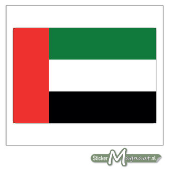 Vlag Verenigde Arabische Emiraten Sticker