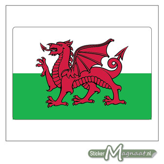 Vlag Wales Sticker