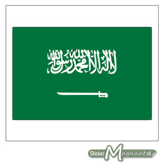 Vlag Saoedi-Arabi&euml; Sticker
