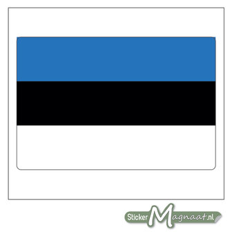 Vlag Estland Sticker