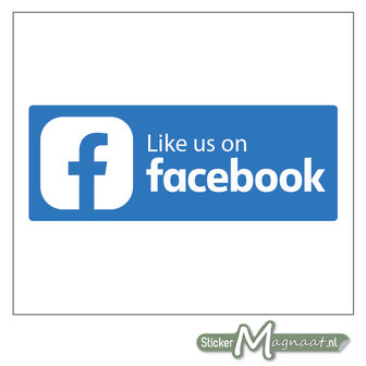 Like us on Facebook Sticker