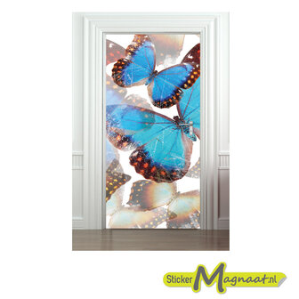 deurstickers vlinder