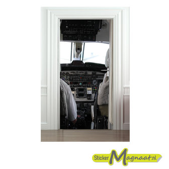 deurstickers cockpit