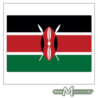 Vlag Kenia Sticker