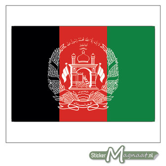 Vlag Afghanistan Sticker