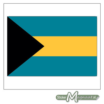 Vlag Bahamas Sticker