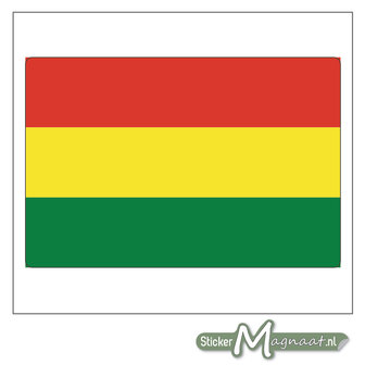 Vlag Bolivia Sticker