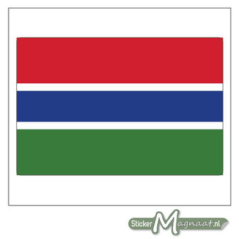 Vlag Gambia Sticker