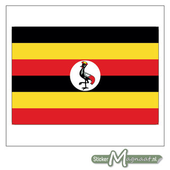 Vlag Oeganda Sticker