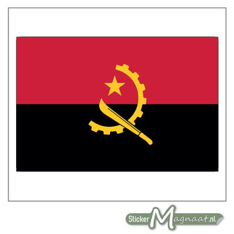 Vlag Angola Sticker