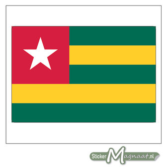 Vlag Togo Sticker