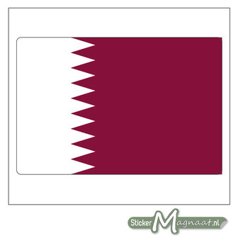 Vlag Qatar Sticker