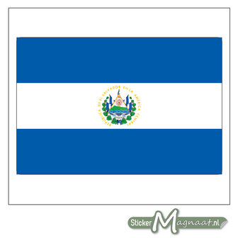 Vlag El Salvador Sticker