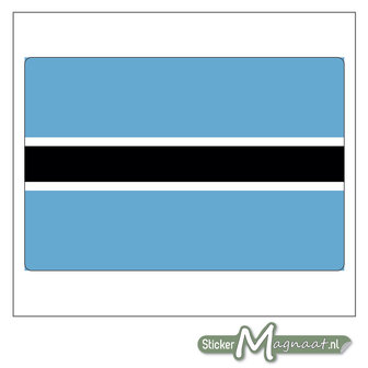 Vlag Botswana Sticker