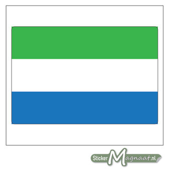 Vlag Sierra Leone Sticker
