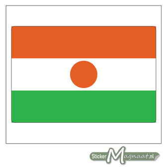 Vlag Niger Sticker