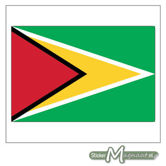 Vlag Guyana Sticker