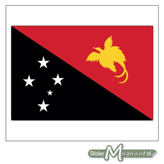 Vlag Papoea-Nieuw-Guinea Sticker