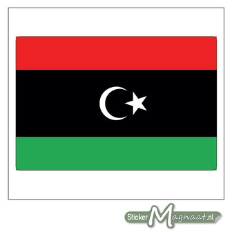 Vlag Libi&euml; Sticker