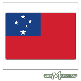 Vlag Samoa Sticker