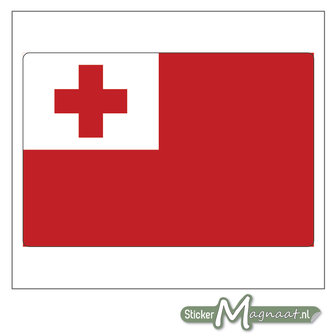 Vlag Tonga Sticker