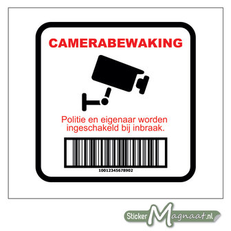 Camera Bewakingsstickers