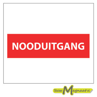 Nooduitgang Stickers